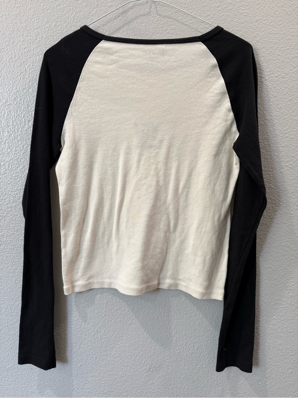 John Galt Raglan Long Sleeve Embroidered Dinosaur Skate Tee Y2K One Size - Picture 5 of 5